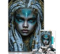 Rompecabezas de 1000 Piezas para Adultos y Adolescentes, con espíritu místico de la Naturaleza, Ideal para Adultos, con Papá Noel, a Partir de 14 años (tamaño 38x26cm)