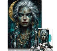 Rompecabezas de 1000 Piezas para Adultos y Adolescentes, con espíritu místico de la Naturaleza Juguetes educativos para familias Que fomentan el Amor en Pareja (75x50cm)