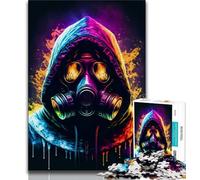 Rompecabezas de 1000 Piezas para Adultos y Adolescentes con máscaras Piezas entrelazadas y Formas aleatorias (38x26cm)