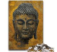Rompecabezas de 1000 Piezas para Adultos y Adolescentes, con Pintura al óleo de Buda, Ideal para aliviar el estrés, un desafío difícil, decoración única para el hogar y Regalos (50x75cm)