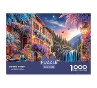 Rompecabezas de 1000 Piezas para Adultos y Adolescentes con una Encantadora Escena callejera, Papel Premium, Entrenamiento Cerebral Educativo, Gran Regalo y Juguete de Ocio, 52 x 38 cm (1000 Piezas)