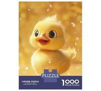 Rompecabezas De 1000 Piezas para Adultos Y Adolescentes Cute Yellow Duckling Rompecabezas para Adultos Juego Práctico Una Obra De Arte Difícil Y Desafiante 38x26cm/1000pcs