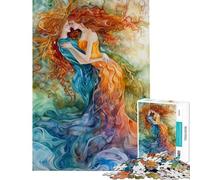 Rompecabezas de 1000 Piezas para Adultos y Adolescentes Danza de Acuario Rompecabezas Divertido Juego desafiante Regalo de cumpleaños único (tamaño 50x75cm)