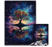 Rompecabezas de 1000 Piezas para Adultos y Adolescentes, de cartón, del Árbol de la Vida Difícil y desafiante Juguete para niños a Partir de 14 años 26x38cm