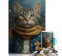 Rompecabezas de 1000 Piezas para Adultos y Adolescentes, de El Principito y el Gato, Ideal para aliviar el estrés, un desafío difícil, decoración única para el hogar y Regalos (tamaño 75x50cm)