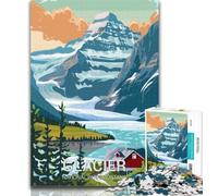 Rompecabezas de 1000 Piezas para Adultos y Adolescentes del Parque Nacional Glaciar, Juguetes educativos, Juegos antiestrés, Regalos geniales, 26x38cm