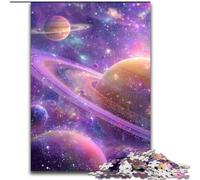 Rompecabezas de 1000 Piezas para Adultos y Adolescentes, del Sistema Solar de la Galaxia Educativo para Toda la Familia 26x38cm