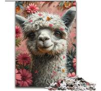 Rompecabezas de 1000 Piezas para Adultos y Adolescentes, diseño de Alpaca de la Selva Juguetes educativos, Juegos Familiares, cumpleaños tamaño 26x38cm