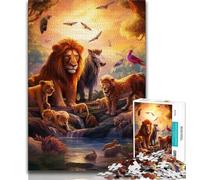 Rompecabezas de 1000 Piezas para Adultos y Adolescentes diseño de Animales del Mundo Juego de Preguntas y respuestas decoración de Pared cumpleaños y Navidad 38x26cm