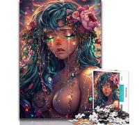 Rompecabezas de 1000 Piezas para Adultos y Adolescentes, diseño de Anime Queen Girl, Juegos educativos, decoración del hogar, Adecuado para decoración de Escritorio, 38x26cm