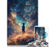 Rompecabezas de 1000 Piezas para Adultos y Adolescentes, diseño de Ballena galáctica Regalo Ideal para Amigos Secretos a Partir de 14 años (tamaño 38x26cm)