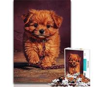 Rompecabezas de 1000 Piezas para Adultos y Adolescentes, diseño de Cachorro Feliz, Ayuda a ejercitar el Cerebro, Juguetes adictivos para Cultivar la Paciencia, decoración, 38x26cm