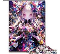 Rompecabezas de 1000 Piezas para Adultos y Adolescentes, diseño de Chica de Anime Japonesa, Ideal como Juego Educativo, desafío y Mejora la Memoria para niños de 14 años tamaño 26x38cm