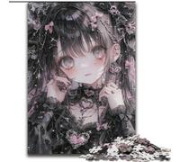 Rompecabezas de 1000 Piezas para Adultos y Adolescentes, diseño de Chica de Anime Japonesa, Ideal para Juegos educativos, desafíos y Mejora la Memoria, para niños de 14 años tamaño 26x38cm