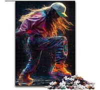 Rompecabezas de 1000 Piezas para Adultos y Adolescentes,diseño de Chica de Baile Callejero,Ideal como Juego Educativo,Juguete de desafío para Mejorar la Memoria a Partir de los 14 años tamaño 50x75cm