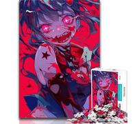 Rompecabezas de 1000 Piezas para Adultos y Adolescentes, diseño de Chica Demonio de Anime, Juguetes educativos para el Aprendizaje, Juegos Familiares Que fomentan el Amor en Pareja, 38x26cm