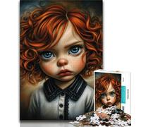 Rompecabezas de 1000 Piezas para Adultos y Adolescentes, diseño de Chica Oscura Ejercita el Cerebro, desarrolla la Paciencia y Mejora la Memoria (75x50cm)