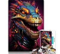 Rompecabezas de 1000 Piezas para Adultos y Adolescentes, diseño de cocodrilos del Nilo, Juguete Educativo Intelectual descompresor, Toda la Familia, 38x26cm