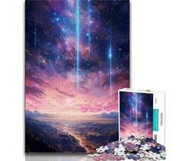 Rompecabezas de 1000 Piezas para Adultos y Adolescentes, diseño de Estrella fugaz de Anime, Ideal para aliviar el estrés, desafío difícil, decoración única para el hogar y Regalos (tamaño 38x26cm)