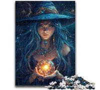 Rompecabezas de 1000 Piezas para Adultos y Adolescentes, diseño de hechicera, 1000 Piezas para Adultos, Juego desafiante, Juguetes, decoración de Pared, cumpleaños y Navidad, 38x26cm