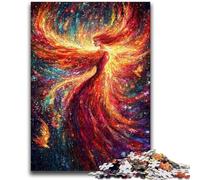 Rompecabezas de 1000 Piezas para Adultos y Adolescentes, diseño de la misteriosa Chica fénix, Ideal para Actividades Familiares, Decorar la Pared del hogar (75x50cm)