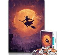 Rompecabezas de 1000 Piezas para Adultos y Adolescentes, diseño de Mago de Anime, Ideal para Pasar el rato en casa, con póster a Juego y Hoja de Trivia de 38x26cm