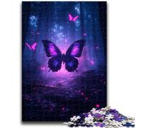Rompecabezas de 1000 Piezas para Adultos y Adolescentes, diseño de Mariposa galáctica, Toda la Familia, 50x75cm