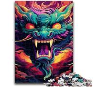 Rompecabezas de 1000 Piezas para Adultos y Adolescentes, diseño de Monstruos de Dibujos Animados, Juegos educativos Familiares, decoración del hogar, Regalo (50x75cm)