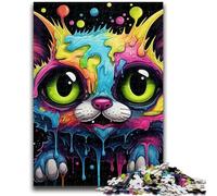 Rompecabezas de 1000 Piezas para Adultos y Adolescentes, diseño de Monstruos de Dibujos Animados Un Juego desafiante Toda la Familia (50x75cm)