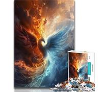 Rompecabezas de 1000 Piezas para Adultos y Adolescentes diseño de Nubes de fénix Actividad para el hogar Ideal para días lluviosos 38x26cm