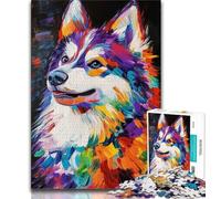 Rompecabezas de 1000 Piezas para Adultos y Adolescentes, diseño de Pastor alemán Difícil de completar, Pero Divertido y Divertido Regalo de cumpleaños, decoración de Pared, 75x50cm