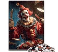 Rompecabezas de 1000 Piezas para Adultos y Adolescentes, diseño de Payasos de Circo, Juegos educativos, decoración del hogar, Ideal para Escritorio (26x38cm)