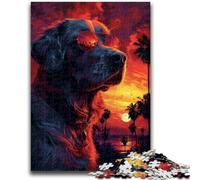 Rompecabezas de 1000 Piezas para Adultos y Adolescentes, diseño de Perro, Juegos educativos, decoración del hogar, Regalo de cumpleaños, Arte Mural (50x75cm)