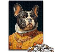 Rompecabezas de 1000 Piezas para Adultos y Adolescentes, diseño de Pug, desafiante, Divertido y Divertido Juego Educativo para cumpleaños, 50x75cm