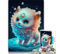 Rompecabezas de 1000 Piezas para Adultos y Adolescentes, diseño de un Lindo bebé dragón cumpleaños o decoración de Pared para Mayores de 14 años (tamaño 38x26cm)