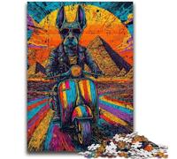 Rompecabezas de 1000 Piezas para Adultos y Adolescentes, diseño Pop Art de Anubis, para Mayores de 14 años, Hermoso diseño, 26x38cm