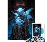 Rompecabezas de 1000 Piezas para Adultos y Adolescentes Divina María Ayuda al Cerebro Regalos para Mujeres Juego de ingenio para Mayores de 14 años (50x75cm)