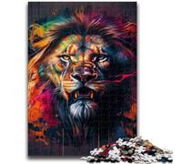 Rompecabezas de 1000 Piezas para Adultos y Adolescentes: El Orgullo del león, diversión Familiar con póster a Juego y Hoja de Trivia para Mayores de 14 años, 50x75cm