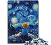 Rompecabezas de 1000 Piezas para Adultos y Adolescentes El Principito del Cielo Nocturno para Mayores de 14 años Juego Imposible Regalo de Cumpleaños de Navidad 50x75cm