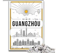 Rompecabezas de 1000 Piezas para Adultos y Adolescentes en Guangzhou, China Juego desafiante y Familiar Regalos de Amigo Secreto (50x75cm) 1000 Piezas