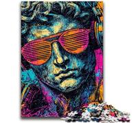 Rompecabezas de 1000 Piezas para Adultos y Adolescentes, Estatua de David de Miguel Ángel de Estilo Pop Art, para Mayores de 14 años, Juegos Familiares, Mujeres, 50x75cm