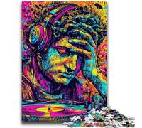 Rompecabezas de 1000 Piezas para Adultos y Adolescentes,Estatua de David de Miguel Ángel,Estilo Pop Art,Juego Educativo,Juguete de desafío,decoración de Pared, cumpleaños y Navidad,
