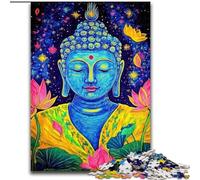 Rompecabezas de 1000 Piezas para Adultos y Adolescentes Estatuas de Buda A Partir de 14 años Decoración del hogar como Regalo para Toda la Familia y Amigos tamaño 26x38cm