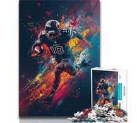 Rompecabezas de 1000 Piezas para Adultos y Adolescentes, fútbol Americano, 1000 Piezas, Regalo de Amigo Secreto para Mayores de 14 años (tamaño 75x50cm)