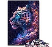 Rompecabezas de 1000 Piezas para Adultos y Adolescentes Galaxy Fantasy Tiger Ayuda a ejercitar el Cerebro Juguetes adictivos para Cultivar la Paciencia Regalo para cumpleaños 50x75cm