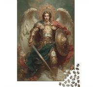 Rompecabezas De 1000 Piezas para Adultos Y Adolescentes Golden Angel Armor Statue-1 Rompecabezas para Adultos Juegos Familiares Decoración De Pared Difícil Y Desafiante 70x50cm/1000pcs