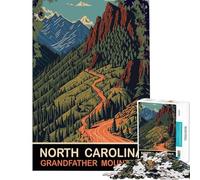 Rompecabezas de 1000 Piezas para Adultos y Adolescentes Grandfather Mountain SD Toys Juegos educativos y prácticos para divertirse en Familia Regalos de Amigo Invisible (tamaño 50x75cm)