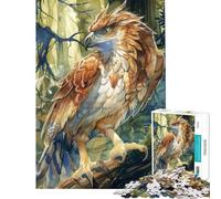 Rompecabezas de 1000 Piezas para Adultos y Adolescentes Grifo Criatura legendaria Rompecabezas para Adultos Juegos Divertidos Carrera de Velocidad Manual (tamaño 50x75cm)