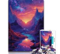 Rompecabezas de 1000 Piezas para Adultos y Adolescentes, Hermosa Puesta de Sol, 1000 Piezas, Ideal para el Cerebro, Regalo de cumpleaños para Hombres (tamaño 75x50cm)