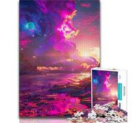 Rompecabezas de 1000 Piezas para Adultos y Adolescentes Hermosos Rompecabezas de Planetas alienígenas para Adolescentes Regalo de cumpleaños Regalos Arte de Pared para Mayores de 14 años 75x50cm